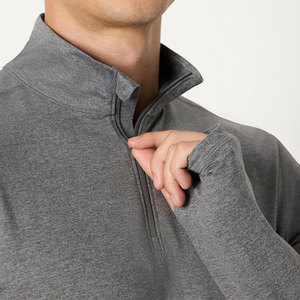 Chaqueta Personalizada con Etiqueta Privada para Hombre, Chaqueta con Cierre de Cremallera 1/4 y Bolsillos Laterales, Servicio OEM, Precio Bajo, Chaqueta Ligera Impermeable - Product Image 4