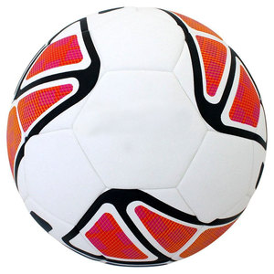 Ballon de football Team Builders TB-F-00316, thermocollé, motifs blanc, bleu, noir, durable, pour entraînement intérieur/extérieur, gonflé - Product Image 3