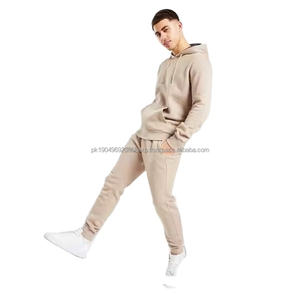 Conjunto Deportivo de Dos Piezas para Hombre, Estampado, Ajustado, de Color Sólido, para Gimnasio, Ropa Deportiva para Invierno 2026 - Product Image 1