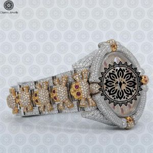 Charm_Jewells Women's Stainless Steel <b>Diamond</b> <b>Watch</b> Polygon Analog Dial Sapphire Crystal Luxury Fashion 30mm Butterfly Clasp - Product Image 2