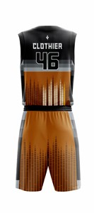 Uniformes de Baloncesto Personalizados al por Mayor Sin Pedido Mínimo, Sublimados, 100% Poliéster, Transpirables, Unisex - Product Image 5