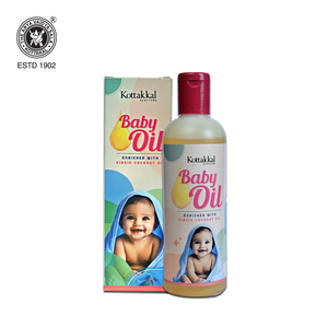 Huile pour bébé Kottakkal enrichie en huile de coco vierge, soin nourrissant pour le corps - Product Image 1