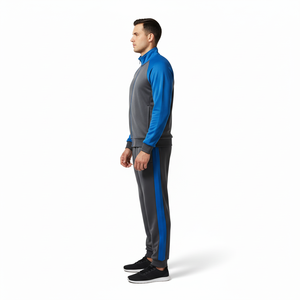 Veste d'entraînement de football personnalisée pour hommes, grande taille, à capuche, coupe-vent à fermeture éclair intégrale, 100 % polyester, légère et respirante, vente en gros - Product Image 3