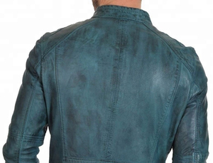 Wholesale Fashion High Quality Motorcycle <b>Jacket</b> for Men Manufacturer Custom Logo Leather <b>Jacket</b> - Product Image 6