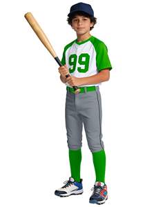 Ensemble de maillots de baseball personnalisés par sublimation pour jeunes et hommes, OEM - Product Image 1