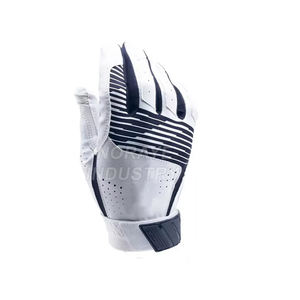 Guantes de bateo de béisbol con logotipo personalizado, guantes de bateo para hombre OEM con palma de cuero transpirable - Product Image 2