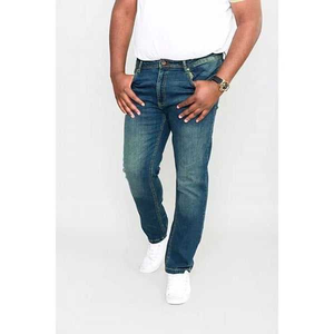 Pantalones Vaqueros de Mezclilla Tejidos para Hombre, Estilo Vintage, Otoño-Invierno, Color Sólido, Lavado Claro, Corte Regular, Ropa Urbana, Fabricante - Product Image 2