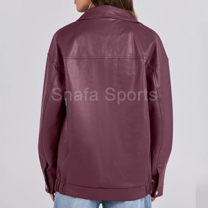 Latest Women Comfortable winter Jacket 2026 High Quality Fashion With Full Sleeves Leather Jacket For Online sale - Product Image 5
