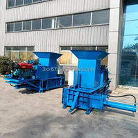 Machine à briqueter la paille pour centrale biomasse, presse à balles pour tiges de coton, pour le broyage et la briquetterie des tiges de coton
