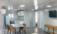 Maison conteneur préfabriquée extensible de haute qualité en acier et bois, installation rapide, 20 pieds, 40 pieds, pour hôtel, gîte, complexe hôtelier, centre commercial