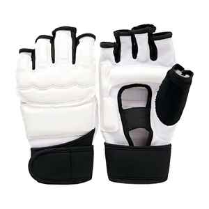 Gants de boxe MMA avec support de poignet, gants confortables et protecteurs pour le kickboxing, les arts martiaux, la boxe - Product Image 1