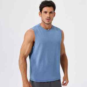 OEM Custom logo High Quality Fashion <b>White</b> Black Cotton Men's Workout Bodybuilding Singlet Fitness Gym tank Top for Men - Product Image 1