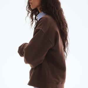 Suéter Oversize de Felpa con Logotipo Personalizado, de Manga Larga, para Uso Casual de Otoño - Product Image 2