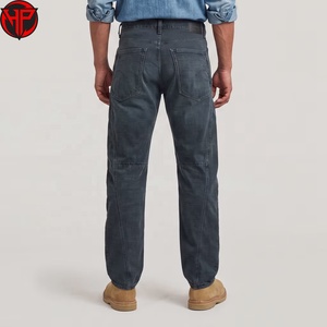 <b>Men's</b> Straight-Leg Denim <b>Jeans</b> Midweight Cotton Regular Fit Casual Solid Color Autumn Wear <b>Men</b>’s casual pants - Product Image 4