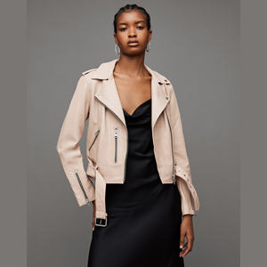 Veste en cuir de vachette de haute qualité pour femmes, broderie, doublure en fourrure, imperméable, taille personnalisée, veste en cuir pour femmes - Product Image 1