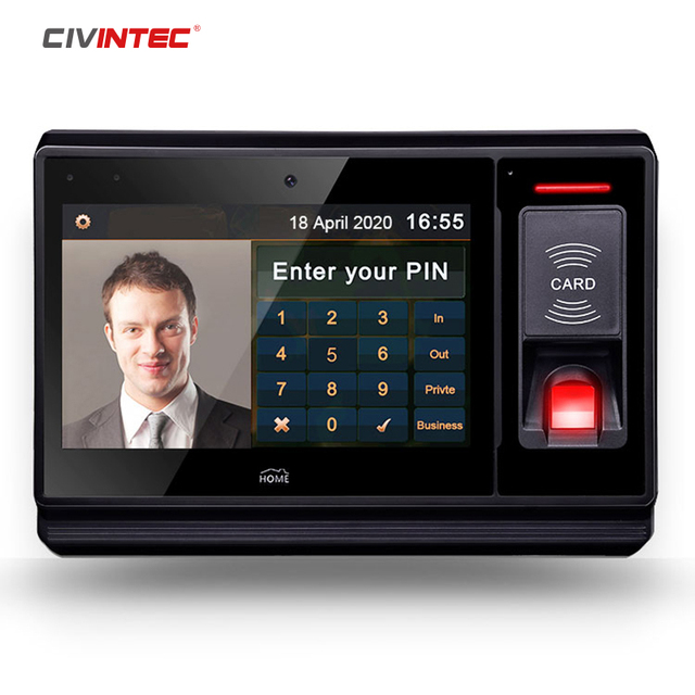 Biometric Time Attendance System Cloud Based Access Control Fingerprint RFID Card Reader for Office Business Security Industry