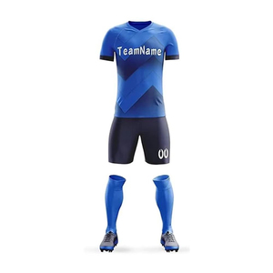 Tenue de football en promotion, respirante, 100% polyester, antibactérienne, légère, ensemble de tenue de football personnalisée, tenue de football personnalisée pour hommes - Product Image 2