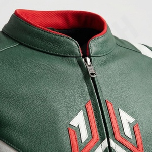 Chaqueta de Motociclista de Cuero Genuino para Hombre de la Mejor Calidad, Nueva Colección de Invierno, Chaquetas de Motocicleta con Protecciones Desmontables Personalizadas - Product Image 4