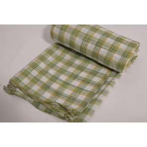 Indian Cotton <b>Check</b> Fabric Handloom Plaid Cloth Soft Sewing Quilting Craft Dress Material Fabric - Product Image 3