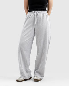 Oversized Baggy Sweatpants Custom Straight Curved Striped <b>Trousers</b> with <b>Drawstring</b> Rope Wears High Quality French Terry Cotton - Product Image 3