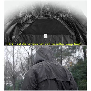 Chaqueta Impermeable y Cortavientos para Hombre y Mujer, Ropa Deportiva para Senderismo, Viajes, Campamento y Montañismo - Product Image 3