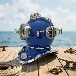 Casco de Buceo Vintage de la Marina de los Estados Unidos, Réplica de Casco de Buzo de Aguas Profundas, Decoración Náutica Marítima Steampunk, Artículo Coleccionable Marino para el Hogar - Product Image 2