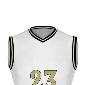Maillots de basket personnalisés en gros, tissu polyester respirant pour les acheteurs des équipes américaines avec impression du logo de l'équipe - Product Image 4