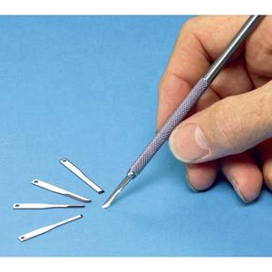 Porte-aiguille Beaver Blade, manche de couteau, instruments chirurgicaux, poignée ergonomique manuelle, acier inoxydable, 3 mâchoires - Product Image 3