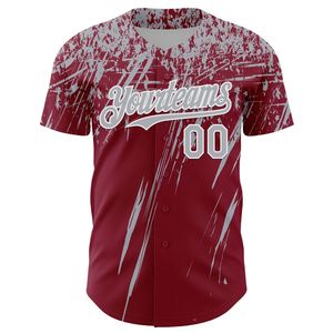 Custom Silk Screen Printed Anti-Bacterial 100% Organic Cotton Baseball Jersey Full Button Team Wear Short Sleeve All Seasons - Product Image 6