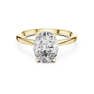 Solitaire Oval Cut Moissanite Diamond Wedding <b>Ring</b> Engagement Proposal <b>Ring</b> Women's <b>Dainty</b> <b>Ring</b> Birthday Gift For Girlfriend - Product Image 5