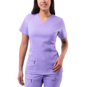Anti Wrinkle Waterproof Doctor Nurse <b>Scrub</b> <b>Set</b> Stretch V Neck Medical Uniform Comfortable Underscrub Waterproof Nurse <b>Scrub</b> <b>Set</b> - Product Image 6
