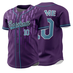 Maillot de baseball pour hommes le plus vendu, design personnalisé, tenue d'équipe, grandes tailles, respirant, 100 % polyester, confortable, logo personnalisé - Product Image 5