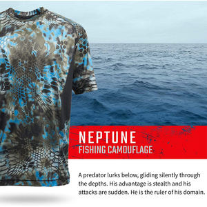 T-shirt de pêche personnalisé de haute qualité, respirant, avec protection UV, entièrement sublimé, personnalisable - Product Image 4