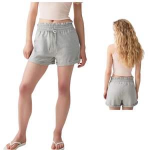 Shorts décontractés en coton pour femmes avec logo personnalisé, taille haute, cordon de serrage, shorts de détente d'été, vente en gros OEM - Product Image 1