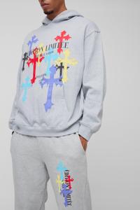 Custom Clothing Manufacturers Customizable Jogger Set,Heavy Cotton <b>Tracksuit</b>,Oversized <b>Tracksuit</b> Men's Made in Pakistan - Product Image 3