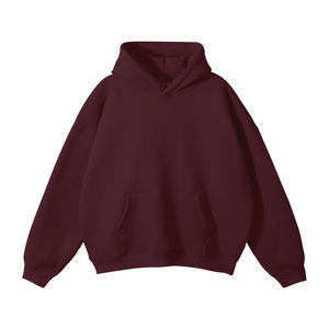เสื้อฮู้ดดี้ผู้ชายแบบสวมหัว ผ้าฝ้ายฟลีซ 100% สำหรับฤดูหนาว ทรงโอเวอร์ไซส์ เป็นมิตรกับสิ่งแวดล้อม สไตล์ลำลอง สตรีทแวร์ รับผลิตตามแบบ (OEM) ขายส่ง - Product Image 2