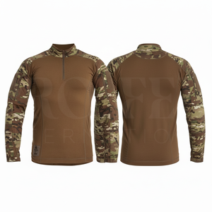 Chaqueta Clásica con Patrón de Camuflaje Personalizado de Marca Privada, Chaqueta de Camuflaje Personalizada de Manga Larga con Cuello Alto, Abrigos Duraderos de Poliéster - Product Image 4