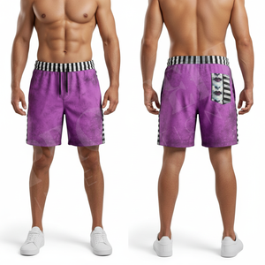 Shorts de sport personnalisés Pro Felt pour femmes, avec taille élastique et cordon de serrage, respirants, pour la course à pied, l'entraînement, le fitness et les loisirs - Product Image 3