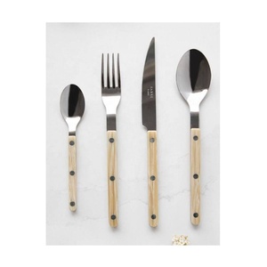 Juego de Cubiertos de Alta Calidad con Mango de Cuerno Tradicional, Acero Inoxidable con Pulido Espejo, Juego de Cubiertos para Cena, Disponible para Hogar, Hotel y Restaurante - Product Image 3