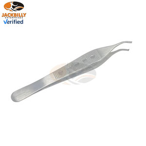 JACKBILLY Forceps de dissection Adson marron de haute qualité 12 cm, 1x2 dents, en acier inoxydable allemand, instruments chirurgicaux de précision - Product Image 3