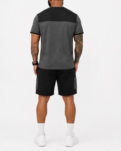 Nouvel ensemble de vêtements pour hommes tendance et à la mode, ensemble décontracté d'été léger, t-shirt à manches courtes et short - Product Image 3