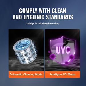 "30lbs Portable <b>Ice</b> <b>Maker</b> 24Hrs <b>Ice</b> Output Auto Cleaning Square <b>Ice</b> Shape Car Application" - Product Image 6