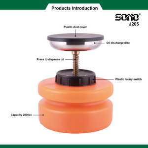 SONO J205 Industrial Push Down Liquid <b>Dispenser</b> <b>Pump</b> <b>Bottle</b> Chemical Safe HDPE Anti-Evaporation Solvent <b>Dispenser</b> - Product Image 2