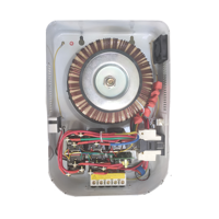 Regulador de Voltaje de 10000 VA con Control de Relé para Electrodomésticos y Oficina, Estabilizador de Voltaje Monofásico de 220 V