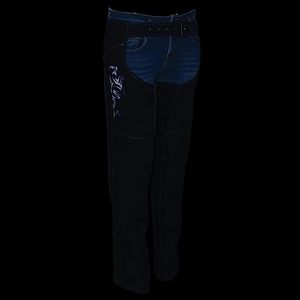 Custom Outdoor Sports Full Long <b>Chaps</b> Customized Colors Motorcycle Leather and Horse <b>Riding</b> Fringes <b>Chaps</b> - Product Image 5