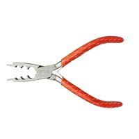 Gros grand 16cm 3 trous en acier inoxydable oiseau anneau ouvre et fermeture pince doux aquarium ornithologie oiseau sonnerie outils