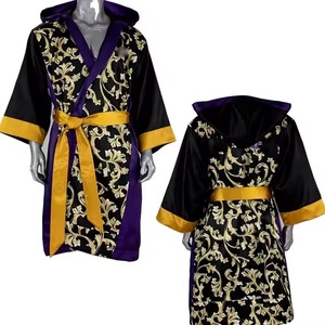 Servicio OEM, Bajo Precio, Bata de Boxeo Más Vendida, Talla Personalizada, Sublimación, Poliéster, Seda, Equipo de Protección Ecológico y Duradero - Product Image 5