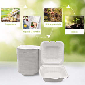 Boîtes à hamburgers en papier durable à prix de gros, personnalisables avec gaufrage, finition lisse, design durable, portables pour aliments - Product Image 4