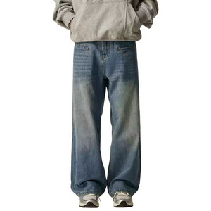Fabricant de jeans sur mesure pour hommes grandes tailles, fournisseur de denim pour personnes corpulentes, jeans en gros avec étiquette privée OEM, usine de production en grande série - Product Image 3