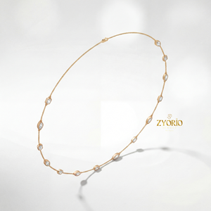 จี้เพชรเม็ดเดี่ยวทรงเรเดียนท์สีเงิน ชุบทองพรีเมียม ประกายระยิบระยับเหนือกาลเวลา ดีไซน์หรูหรา ทันสมัย เหมาะสำหรับผู้หญิง สวมใส่ในโอกาสพิเศษ - Product Image 2